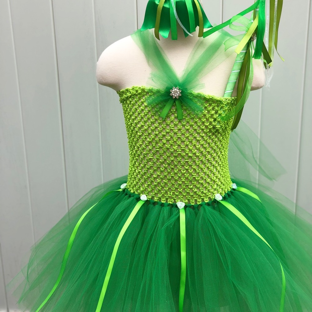 Princess inspired  fairy handmade tutu dress
